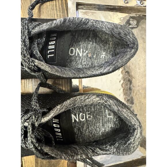 NOBULL Women’s/Men’s Trainers Gray Textured Knit Upper Honeycomb Sole Pre-loved - Picture 11 of 14